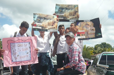 JPIC HONDURAS: Caminata por la defensa del río Wapú, contra la minería