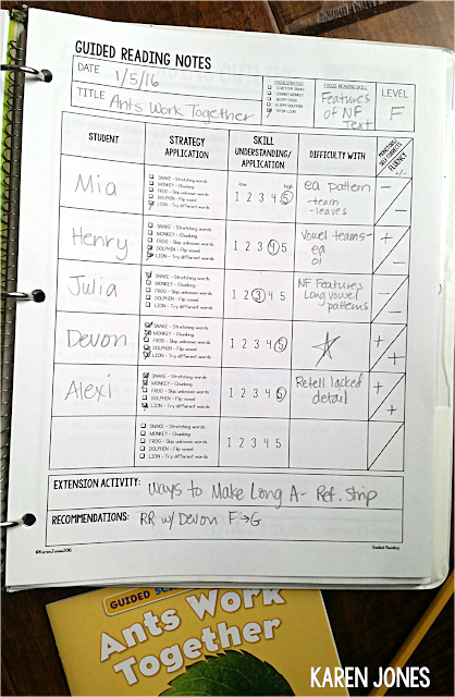 How do guided reading levels work in elementary school?