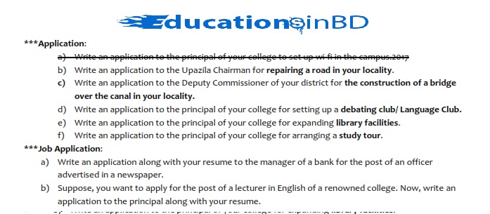 NU Degree English Suggestion: ডিগ্রী ৩য় বর্ষ ইংরেজি আবশ্যিক সাজেশন National University Degree Pass Exam English Suggestion Download 2023 4
