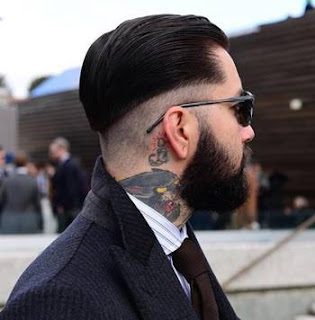 Low Skin Fade + Slicked Back Haircut Model Rambut Pendek Pria Terpopuler Rekomendasi Barber Shop Ternama