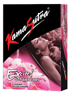 Kamasutra Strqwberry Flavoured Condoms