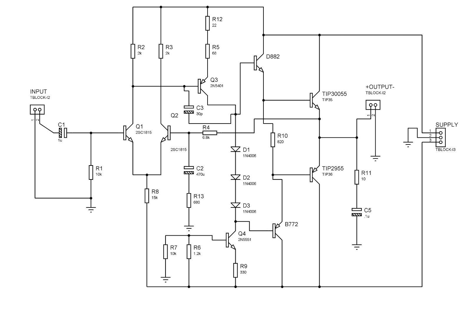 Kirk's Awesome Projects ECE Rocks! Amplifier Project DOMO