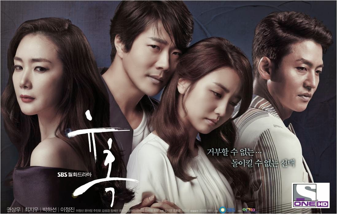 Korean Drama Series: Temptation, Kwong Sang Won, Choi Ji Woo, 