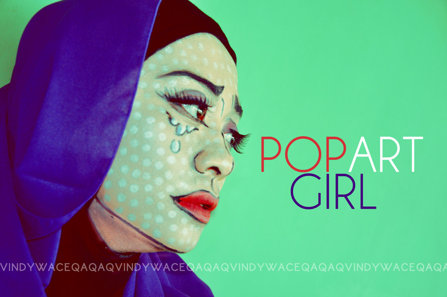 Ini Vindy Yang Ajaib: FOTD : Pop Art Comic Girl Makeup