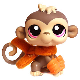 Littlest Pet Shop 3-pack Scenery Monkey (#1029) Pet