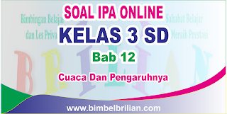 Soal IPA Online Kelas 3 SD Bab 12 Cuaca dan Pengaruhnya Langsung Ada Nilainya