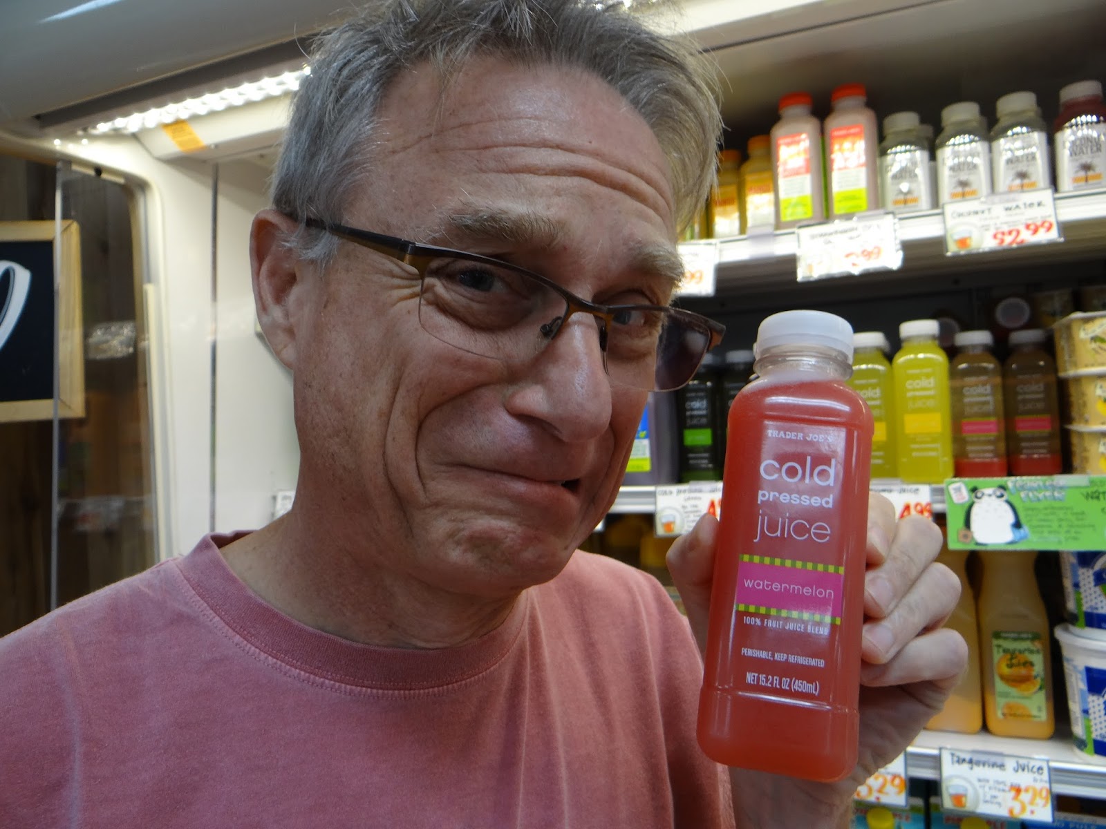 Trader Joe's 365: Day 237 - Cold Pressed Watermelon Juice