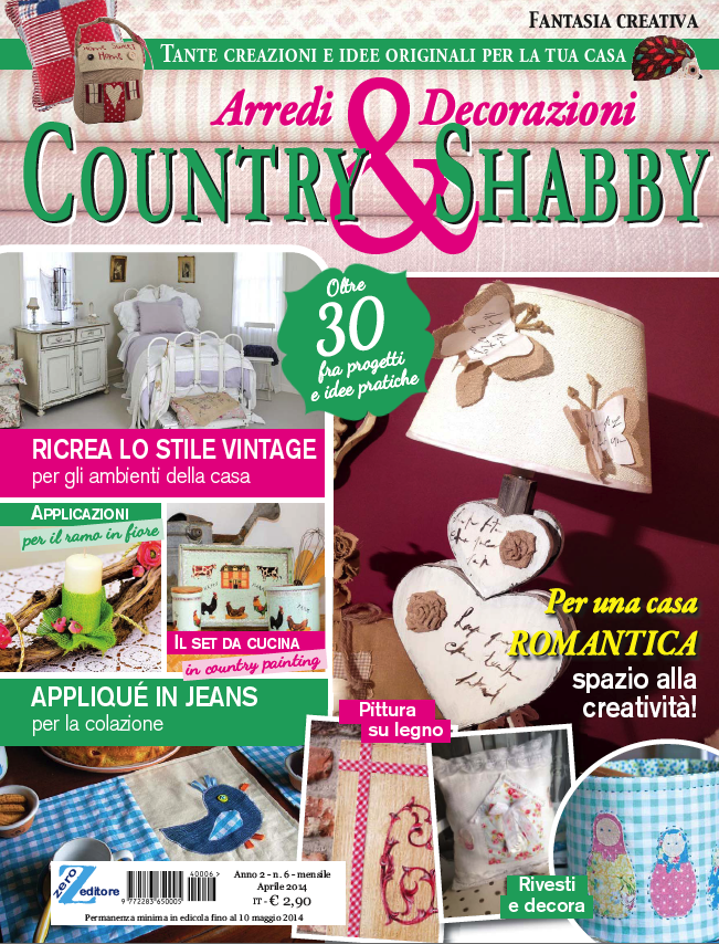 Fantasia Creativa n.6 Country & Shabby (Zero Editore)