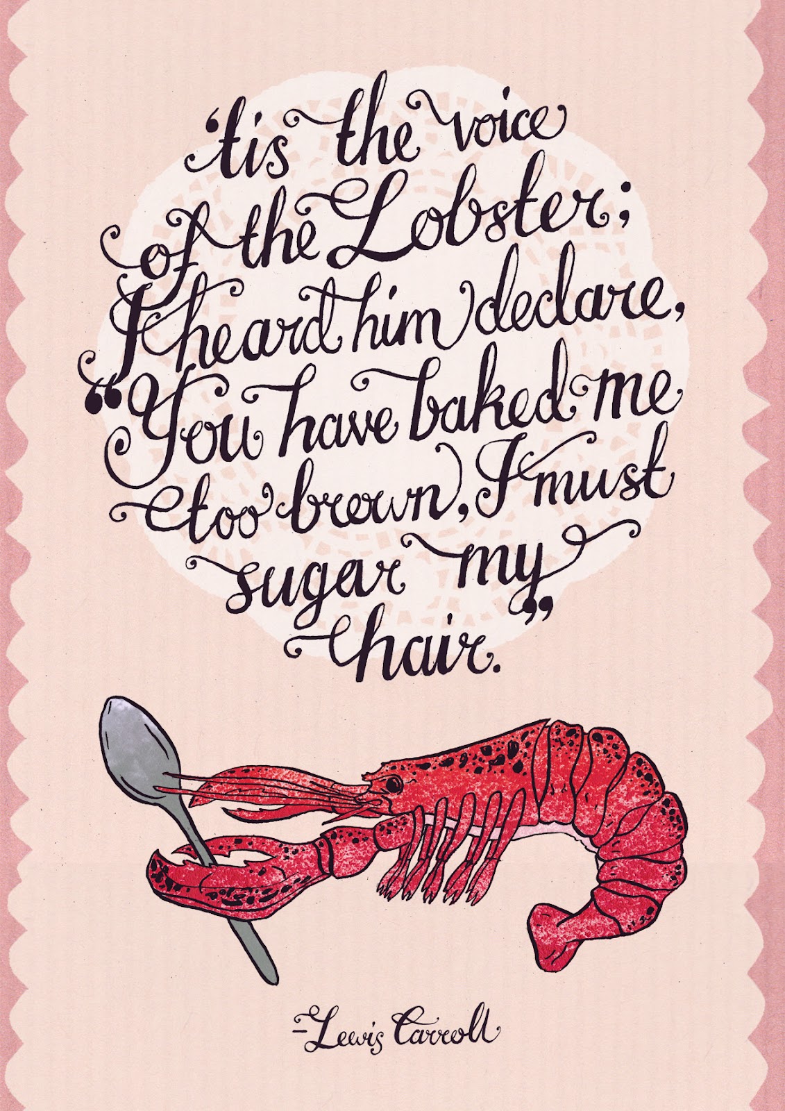 Hannah F.B. illustration and other thoughts Lobster
