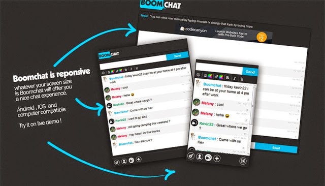 Boomchat - Responsive PHP/AJAX Chat