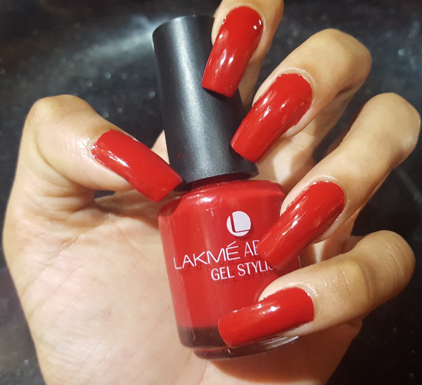 Ahoy! Nails!! Lakme Absolute Gel Stylist Nail Polish Scarlet Red