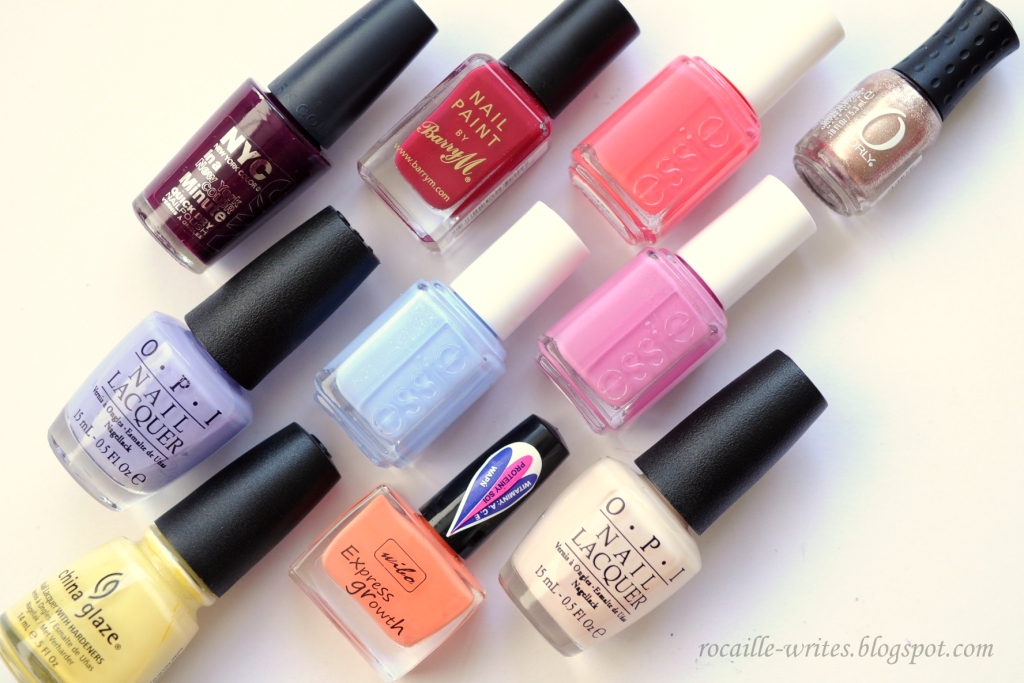 Rocaille Writes My 10 Most Worn Nail Polishes