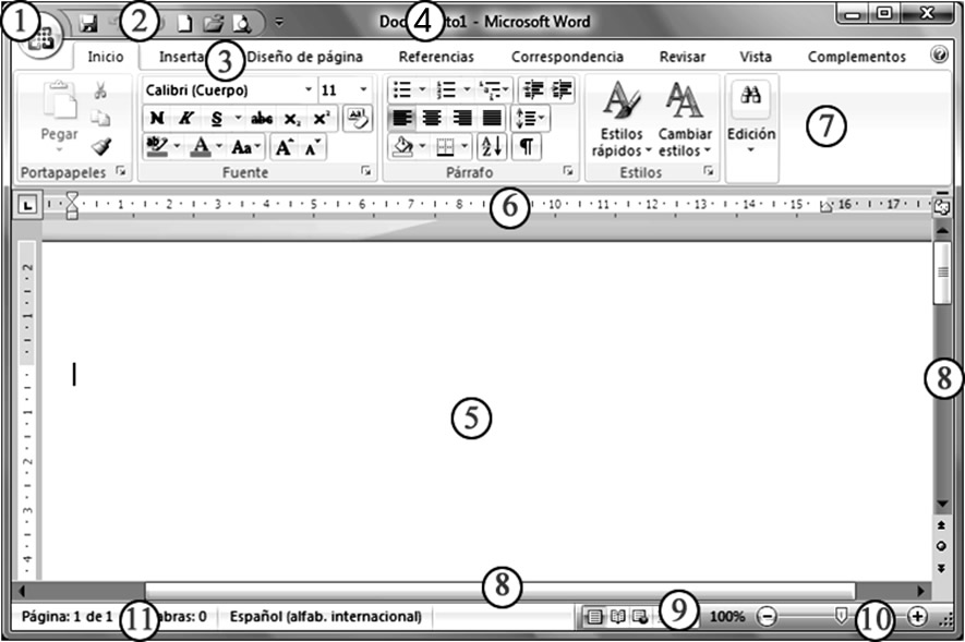 Uesds Informatica Basica 2 Entorno Microsoft Word 2007