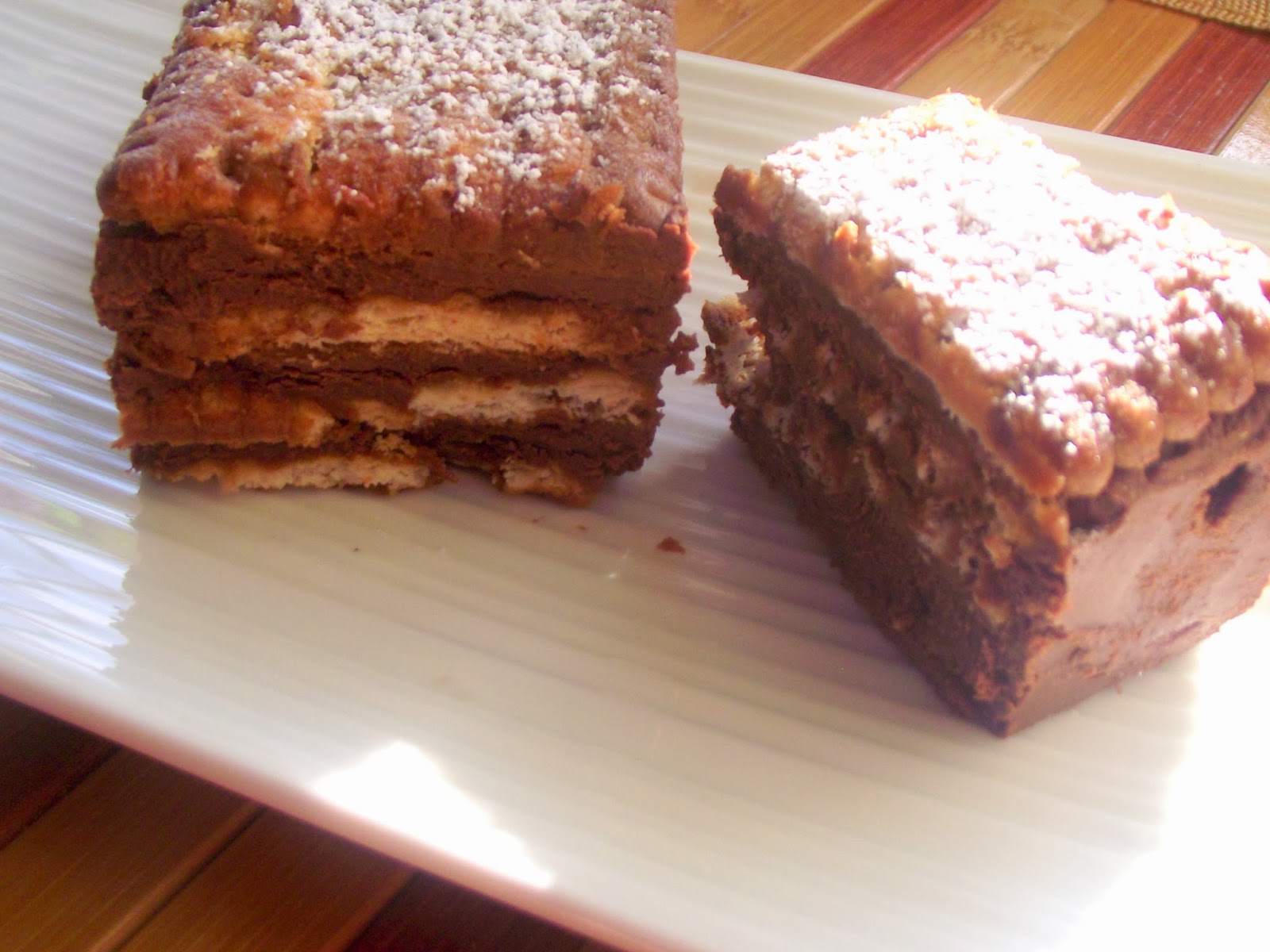 il signor testa tonda e il dolce al cioccolato senza cottura