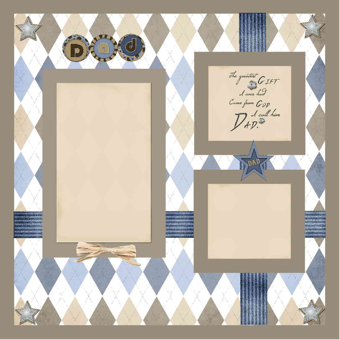 Melissa's Scrapbook Design Scrapbooking our Men