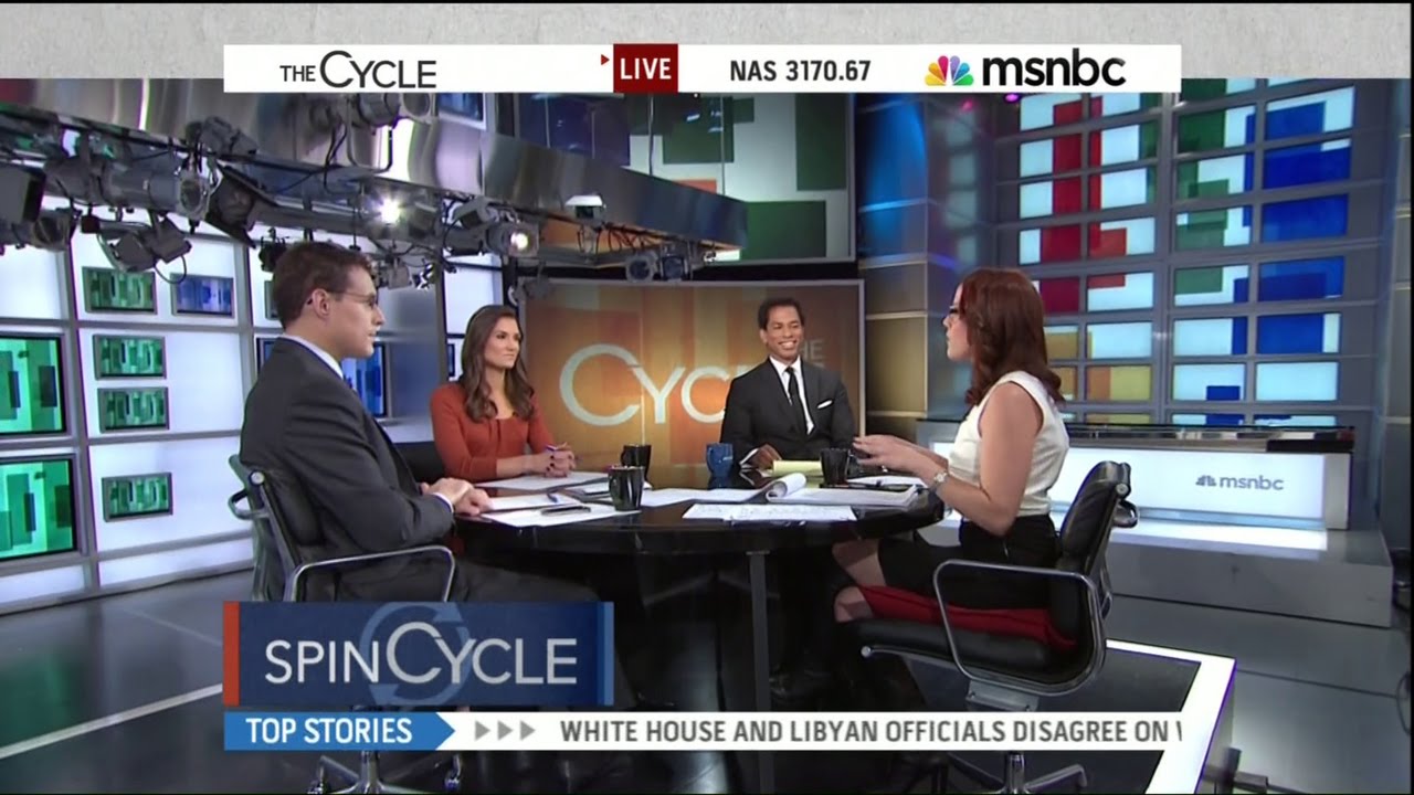 The Appreciation Of Booted News Women Blog S E Cupp Wore Black Leather Over The Knee Boots On Msnbc S The Cycle