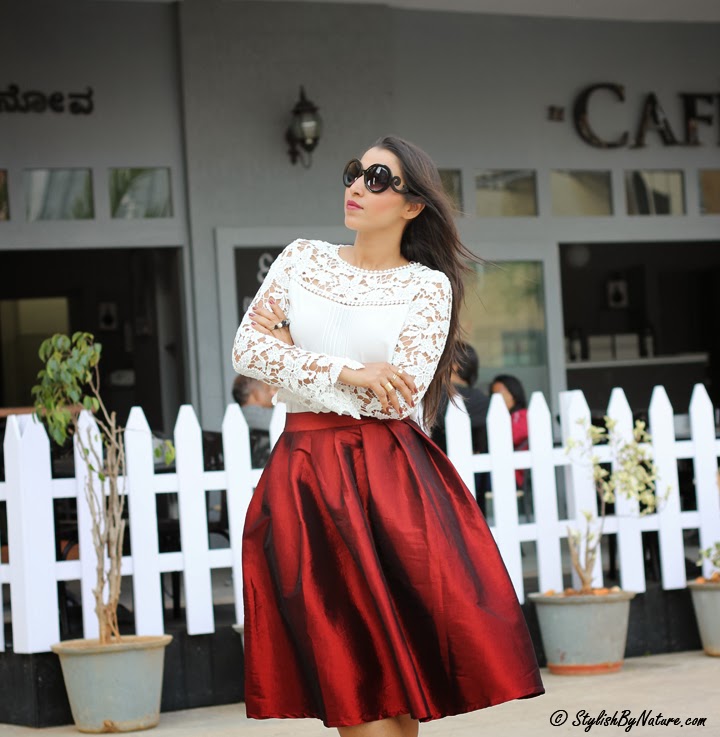 Fall Fashion trend Ladylike Full Skirt | Stylish By Nature By Shalini ...