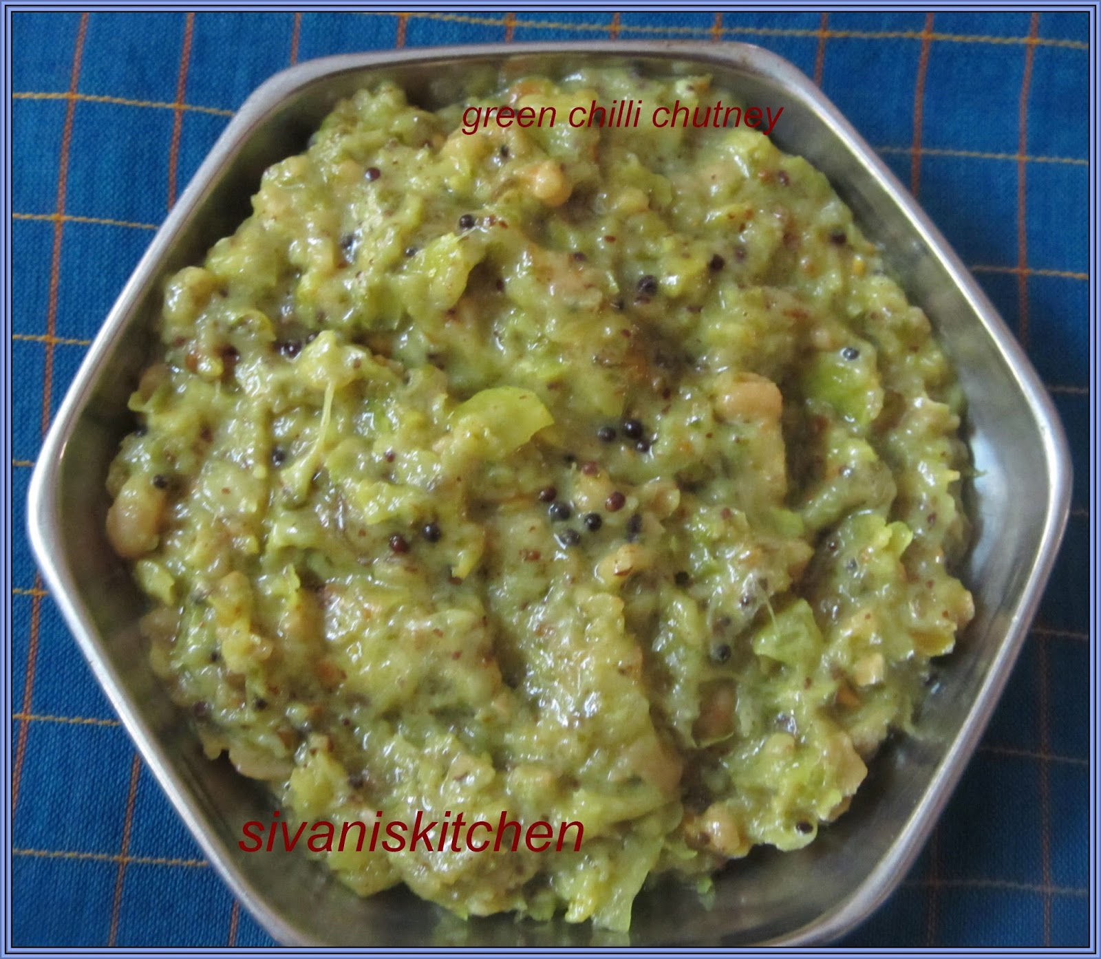 Sivani's Kitchen Green Chilli Coriander Leaves Chutney