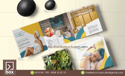 Brochure Spa | Thiết kế - In - Giao trọn gói.