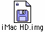 The iMac HD.img disk image icon