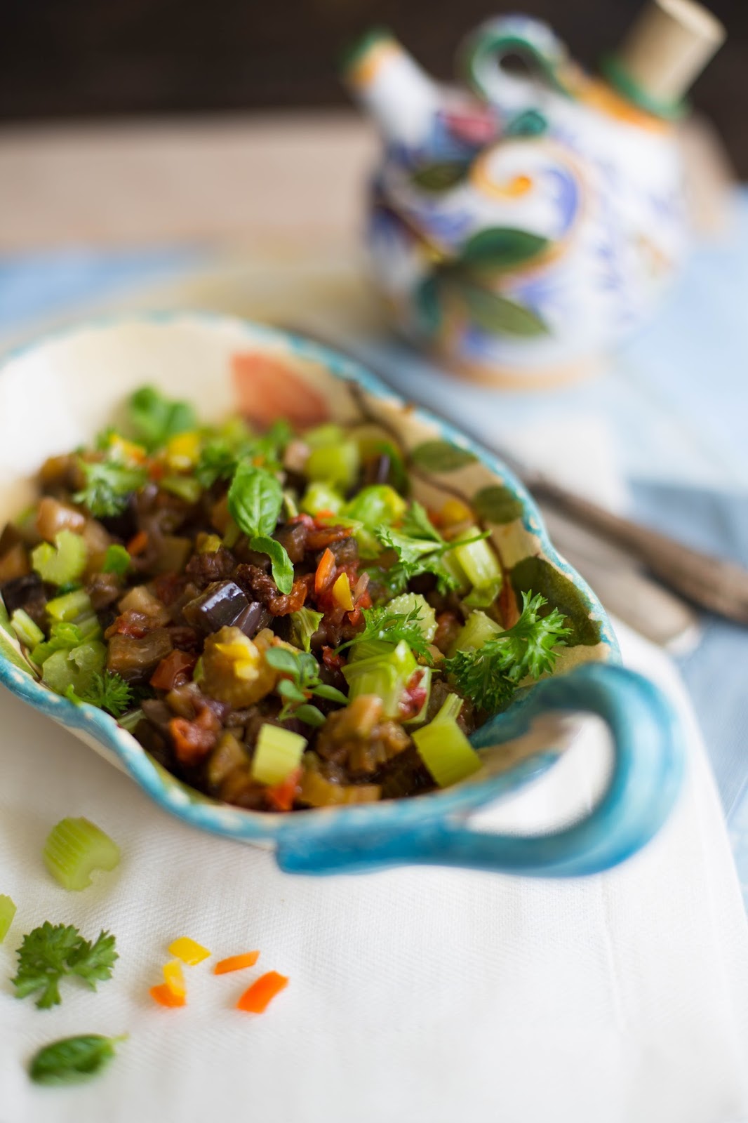 a lemon tree cafe SYCYLIJSKI GULASZ Z BAKŁAŻANA SICILIAN EGGPLANT