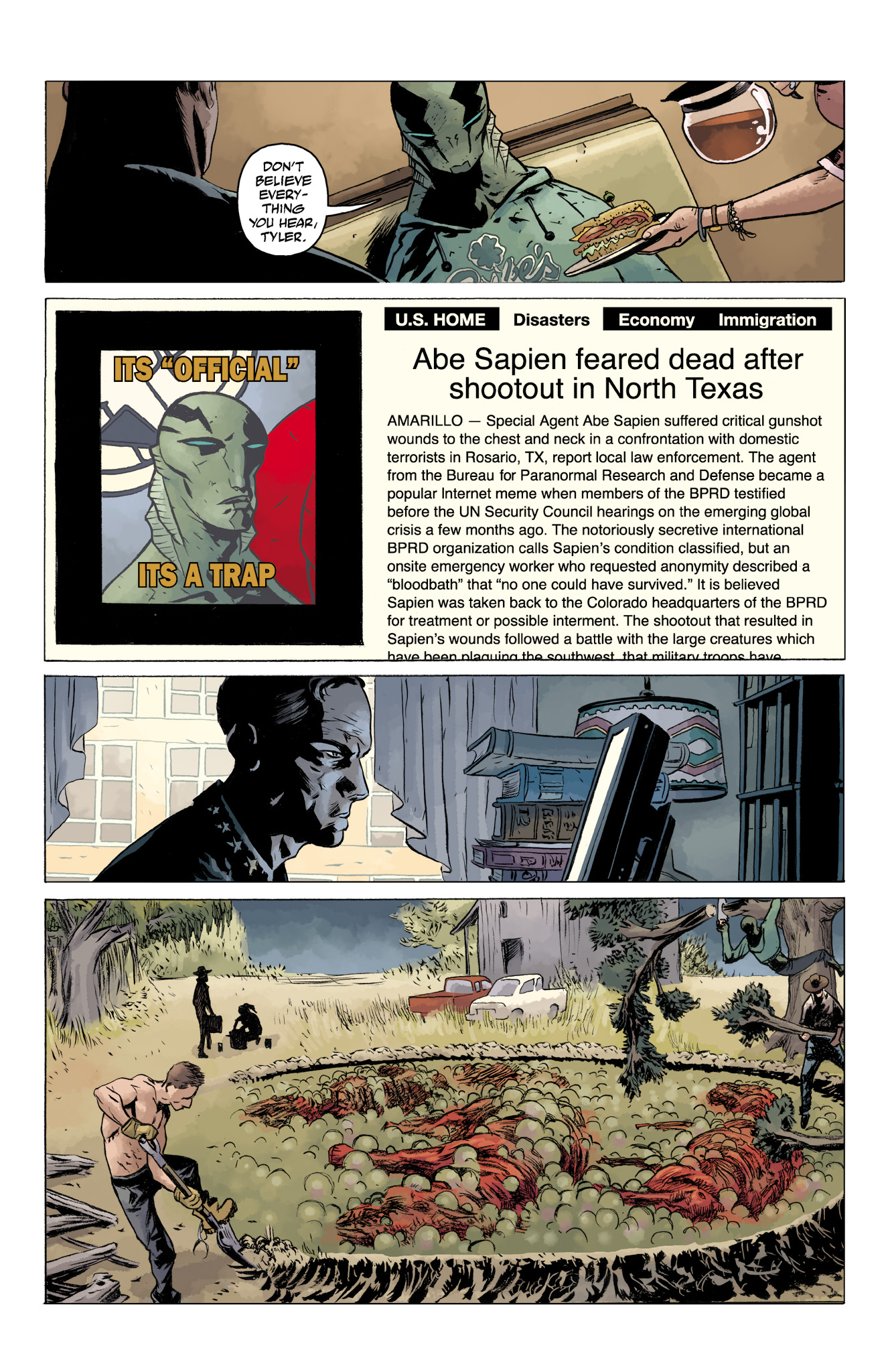 Read online Abe Sapien comic -  Issue #9 - 20