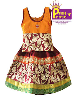 Kids Ethnic traditional pattu pavadai Kids Ethnic traditional pattu pavadai