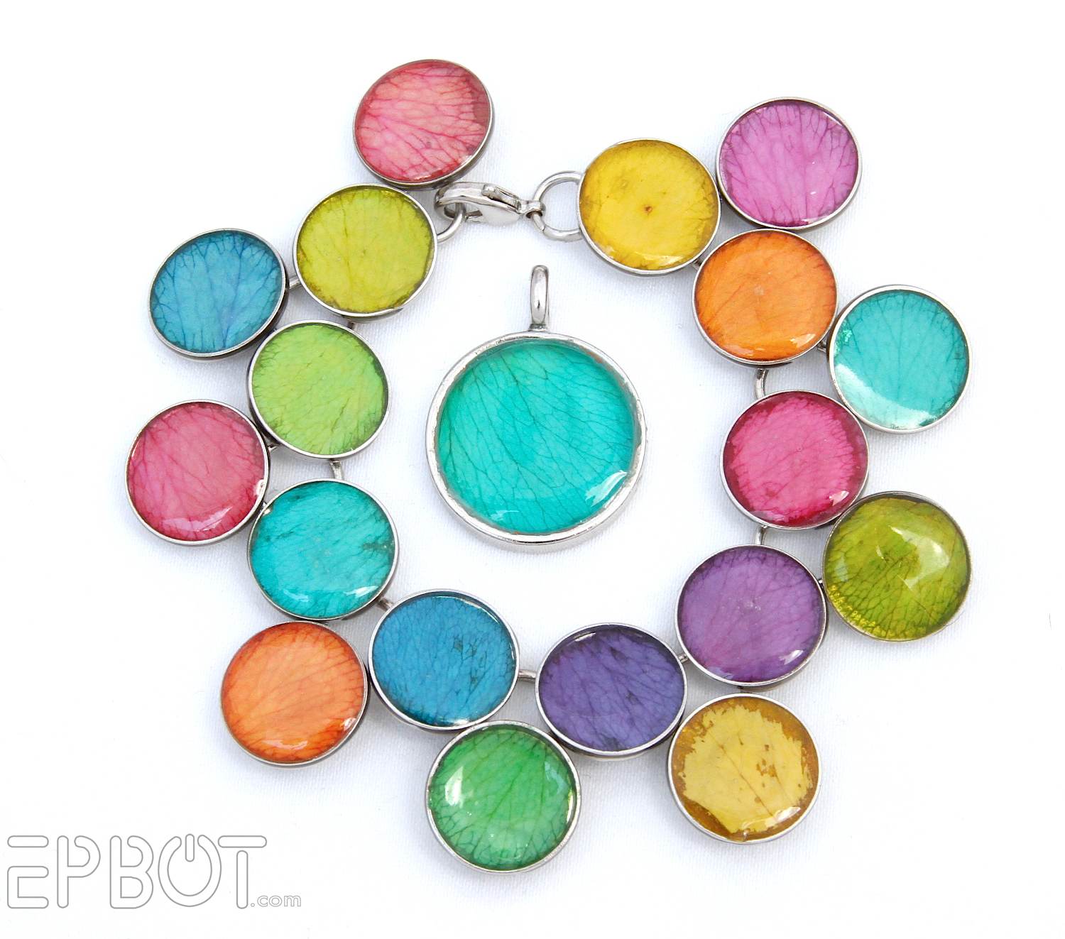 EPBOT DIY Inspiration Rainbow Rose Petal Jewelry!