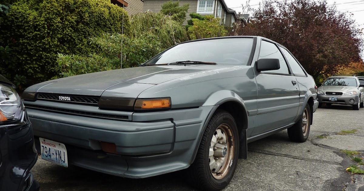 Seattle's Parked Cars: 1987 Toyota Corolla GT-S