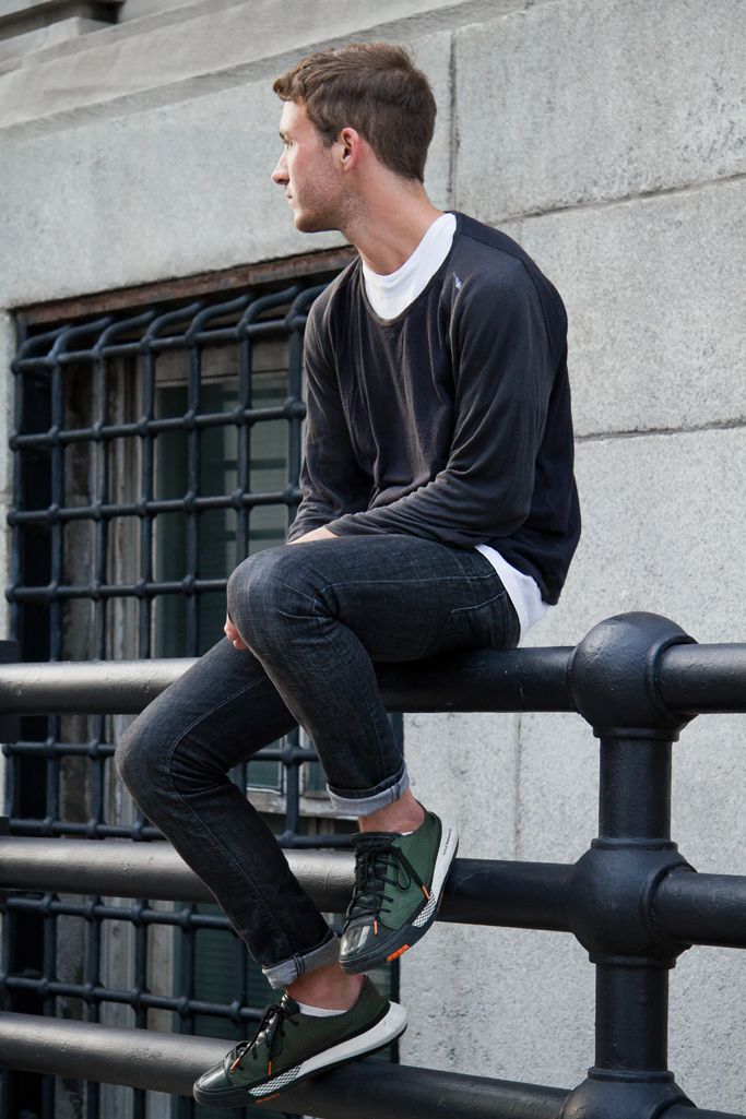 tenis masculino verde escuro