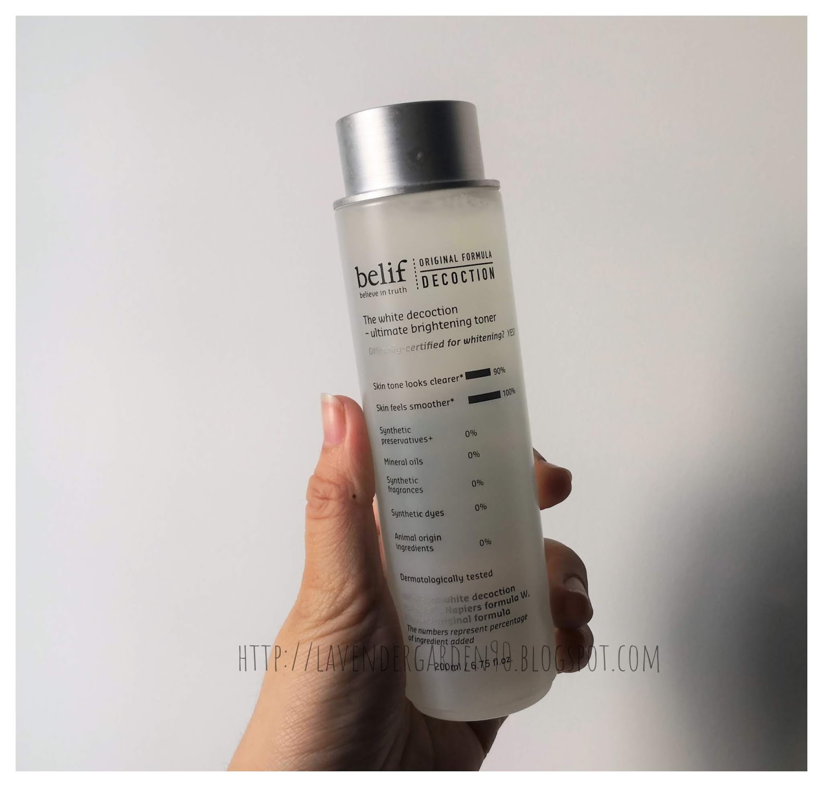 Carolyn S Lavender Garden Review Belif The White Decoction