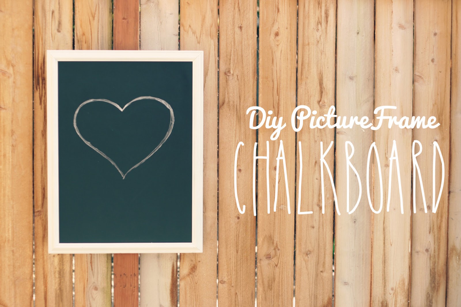 blog — elle Picture Frame Chalkboard