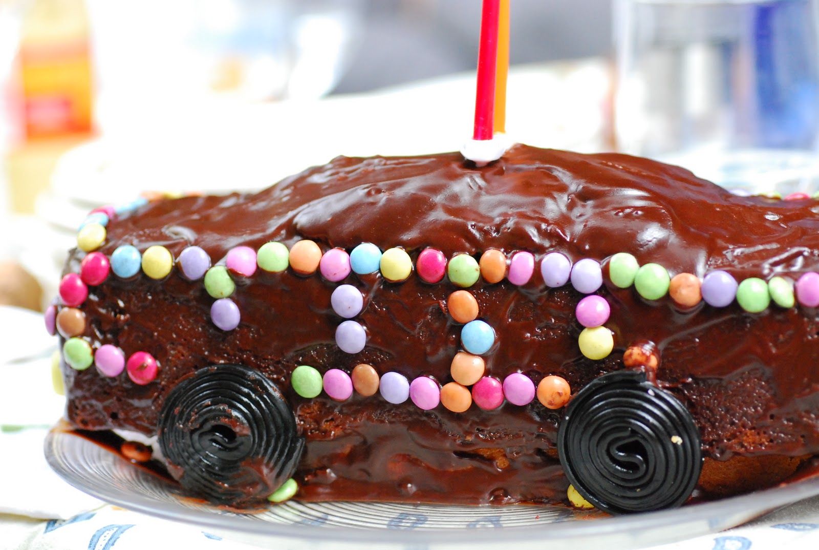 point de croix etc: gâteau bus