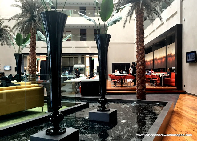 Centro Sharjah hotel lobby and restaurant