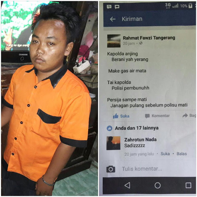 Kombes Krisna Murti Merilis Foto Supporter Persija Yang Menjadi Otak Kericuhan Di Stadion GBK Kombes Krisna Murti Merilis Foto Supporter Persija Yang Menjadi Otak Kericuhan Di Stadion GBK