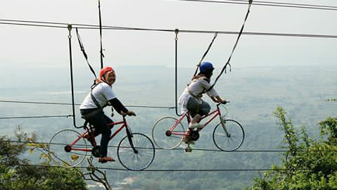 sepedah layang gunung pinang kota serang