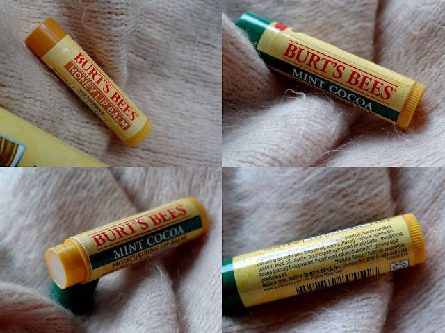 Mint Cocoa and Honey Moisturizing Lip Balms from Burt’s Bees