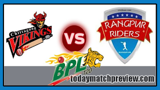 Today BPL 2019 1st Match Prediction Chittagong Vikings vs Rangpur Riders 