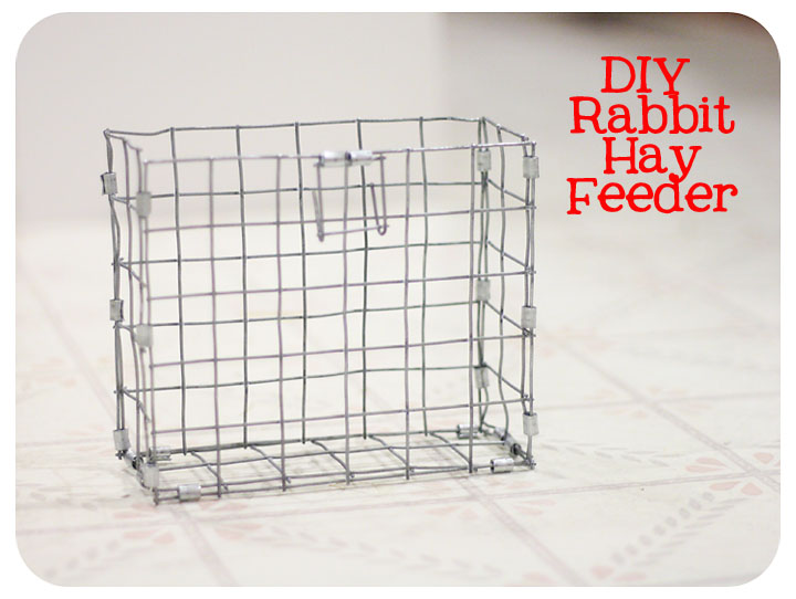 How To Make a Rabbit Hay Feeder Bull Rock Barn and Home