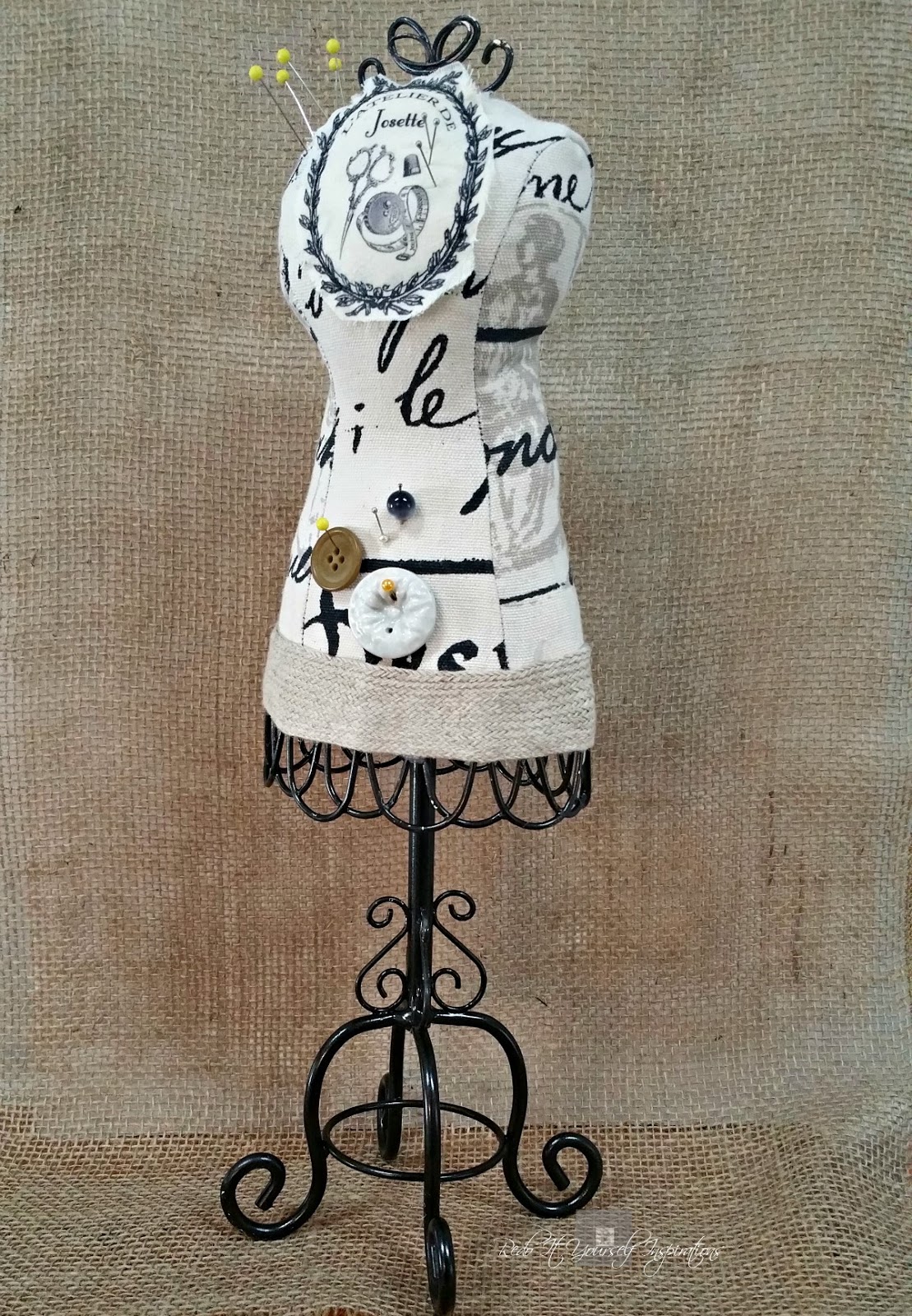 Easy DIY Dress Form Pin Cushion Redo It Yourself Inspirations Easy