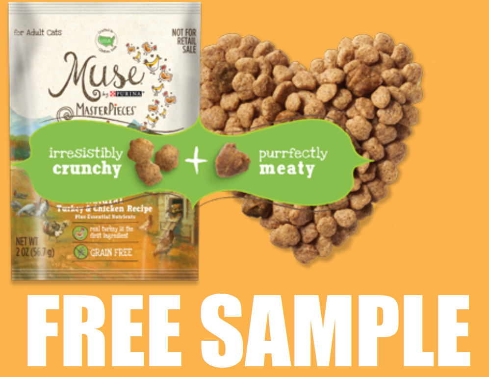 Free Bag of Purina Muse Dry Cat Food Sample HEAVENLY STEALS