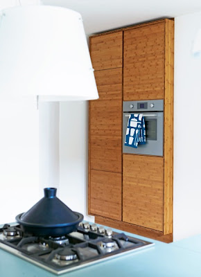 decora y disena: Un Diseño de Cocina de Bambú