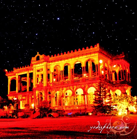 hover_share Scattered stars on a dark sky with The Ruins in Talisay City Negros Occidental 