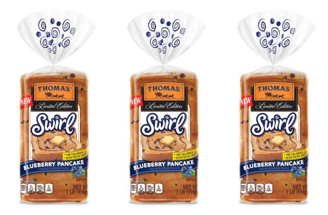 Thomas' Introduces New Blueberry Pancake Swirl Bread