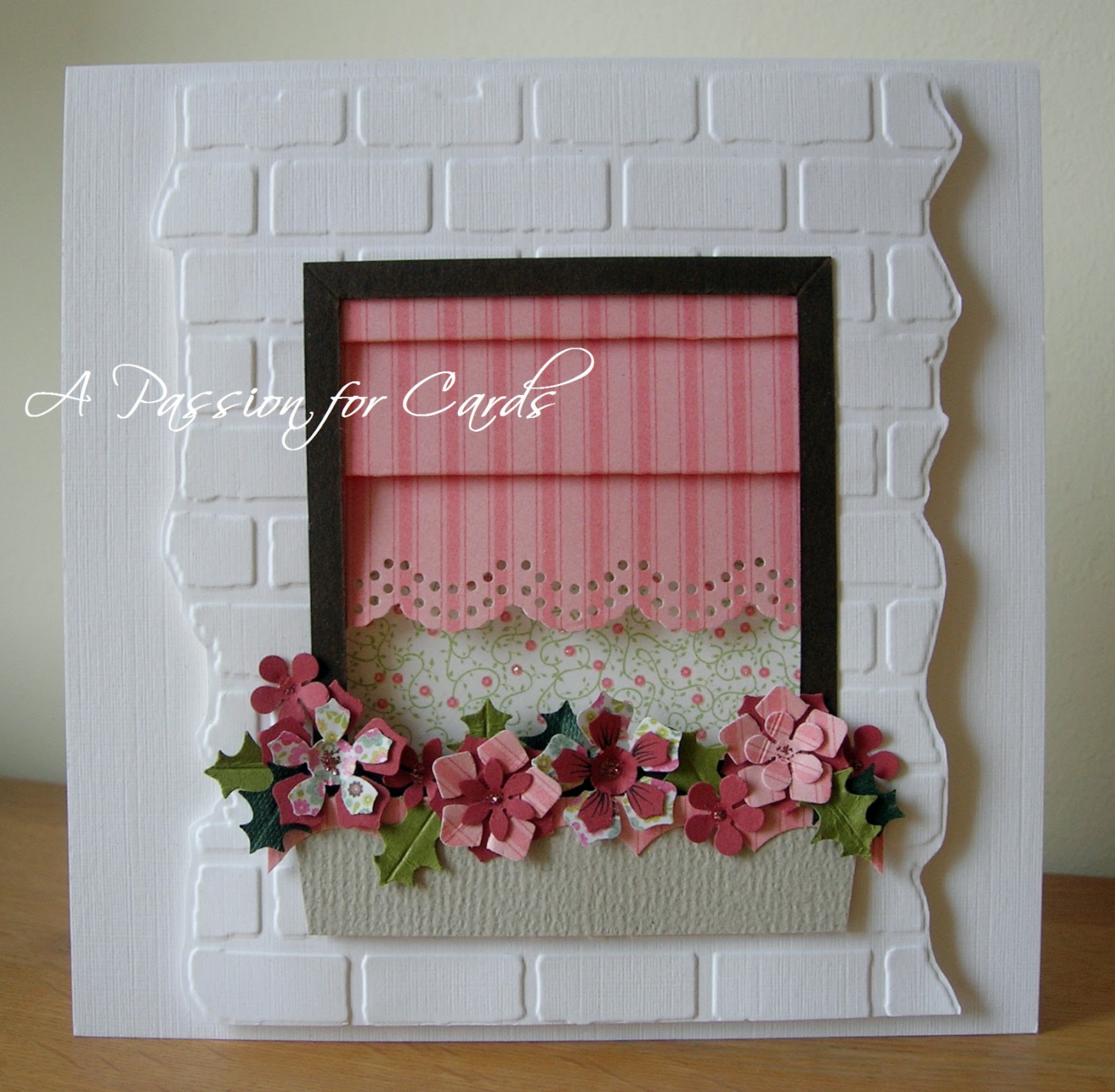 A Passion For Cards Window box card