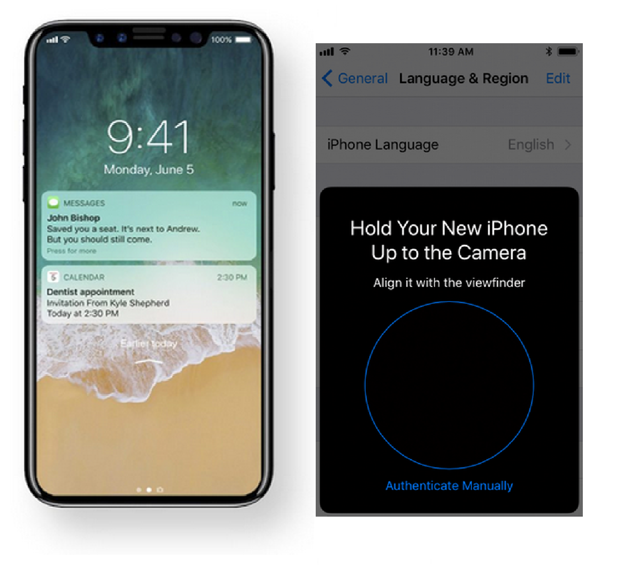 iOS 11 Automatic Setup iPhone 8 iPhone 8 Manual Tutorial