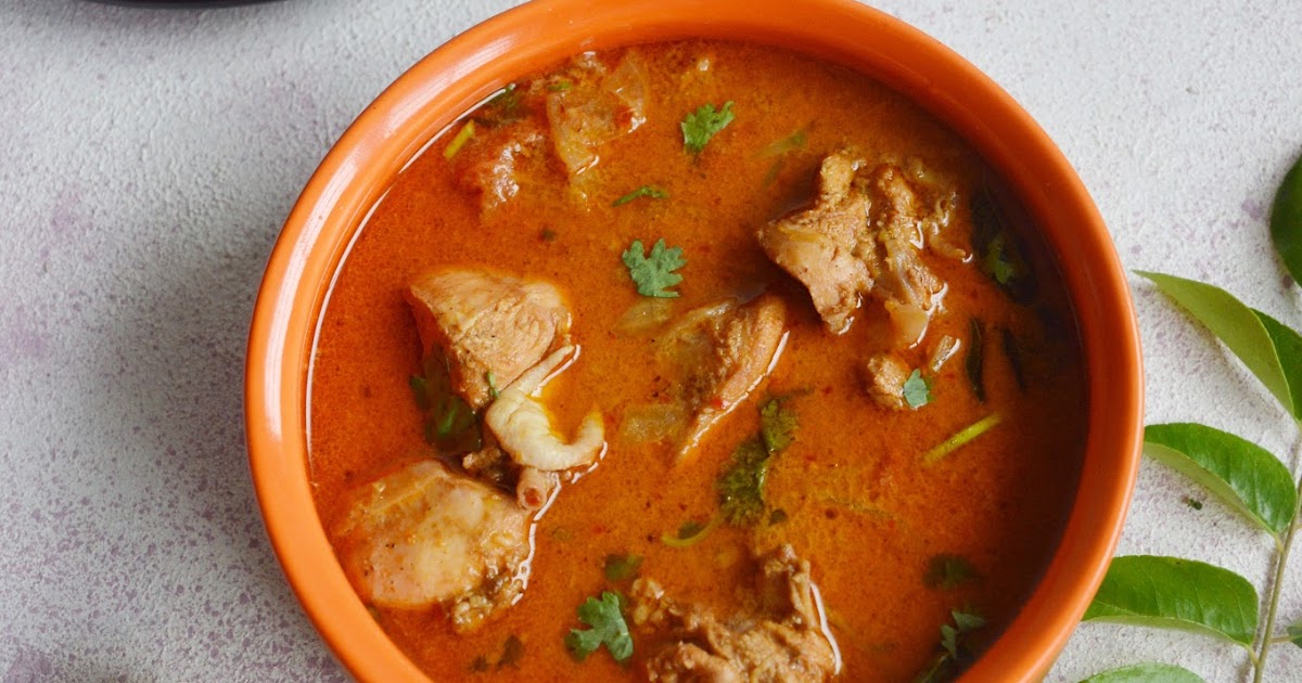 Nadan Kozhi Curry Nadan Chicken Curry Kerala Style Chicken Curry Cook with Sharmila