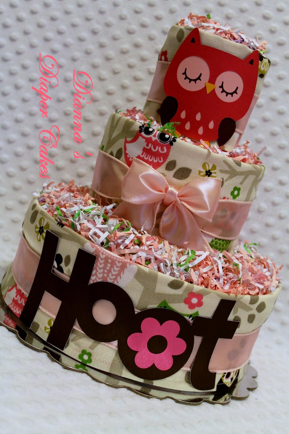 Baby Diaper Cakes By Dianna My Little Works Of Art Pink