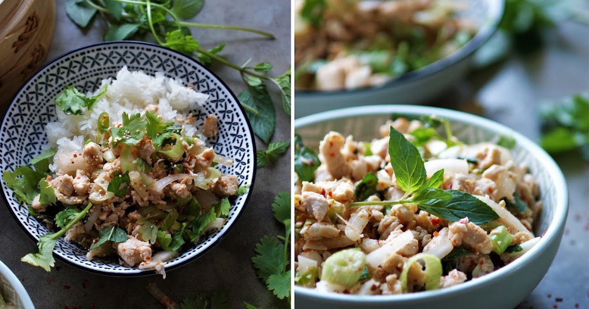 Laab Gai Thailändischer Hähnchensalat Papilio Maackii