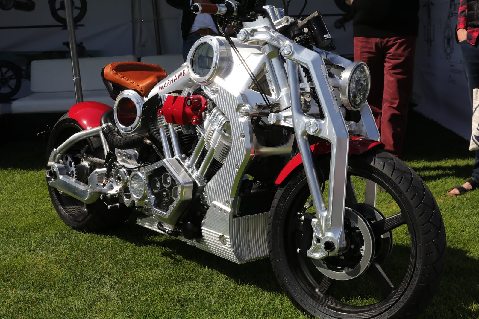 OldMotoDude: Curtiss Warhawk on display at the 2019 Quail Motorcycle ...